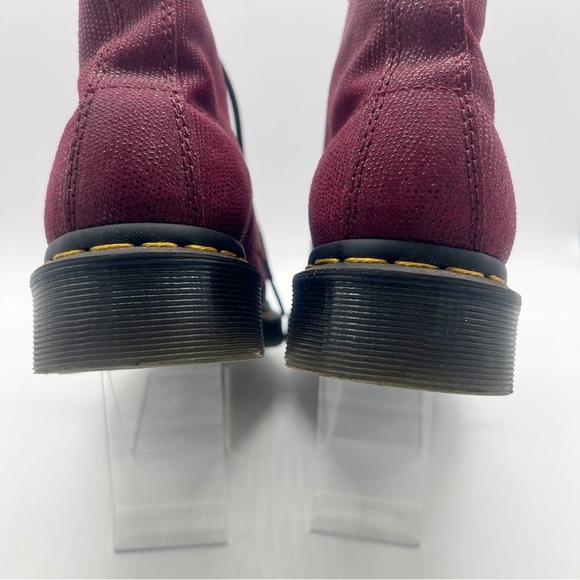 Dr. Martens 1460 Pascal Leather Boot Cherry Glitter Ray US Size 5 - Picture 10 of 16